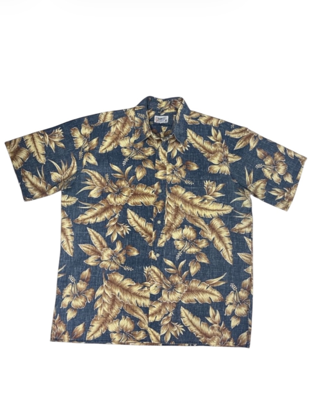 Reyn Spooner VTG Hawaiian Aloha Shirt Large Floral Tropical Button Down